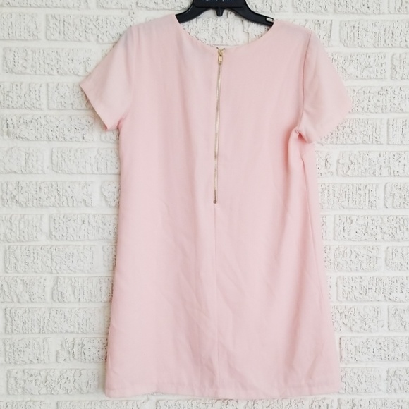 Lulus Blush Pink Shift Dress - Picture 4 of 5